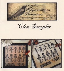 CLOX SAMPLER CROSS STITCH DESIGN -SALE